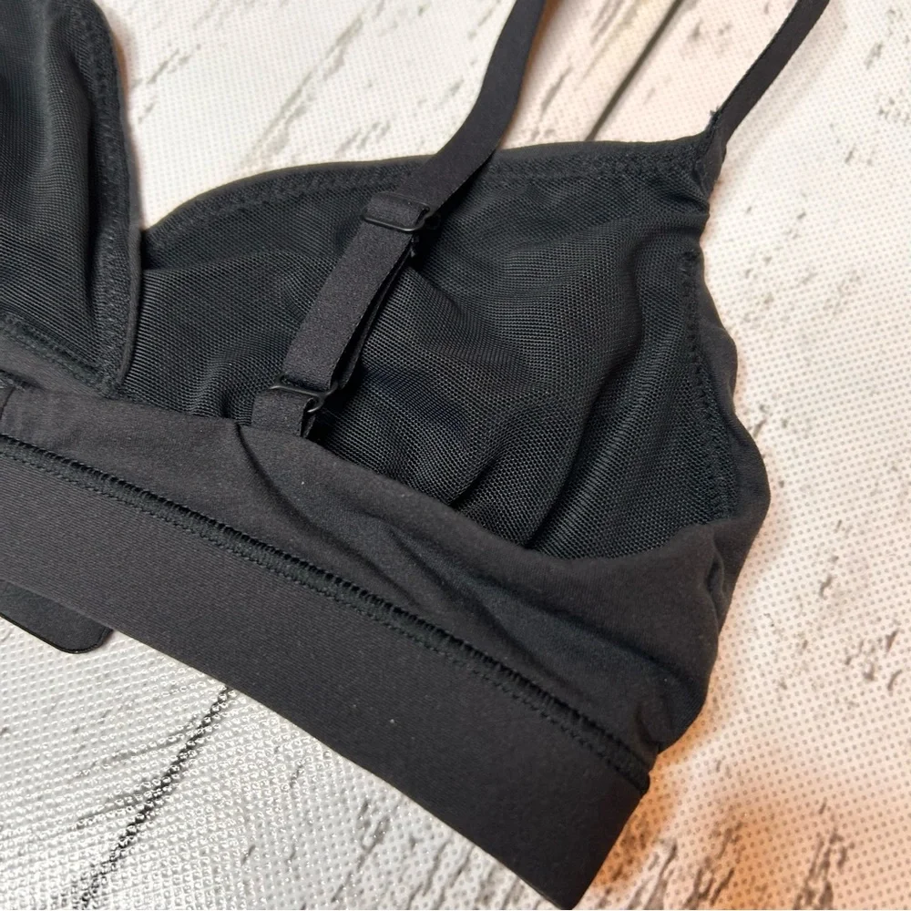 SKIMS Crossover Fits everybody Bralette - Onyx - Sz XXS - NWT